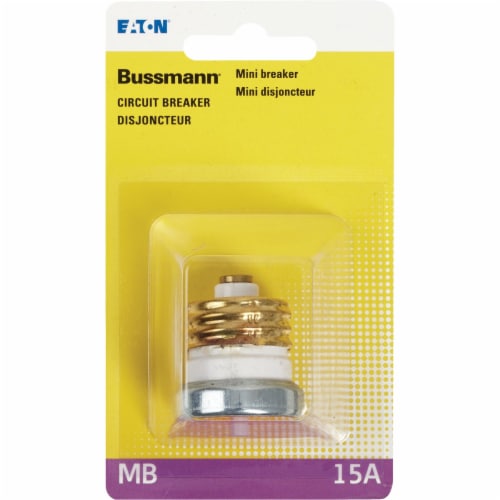 Bussmann® 15A Circuit Breaker Perspective: back
