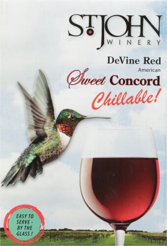 St. John DeVine Arkansas Red Wine Box Perspective: back