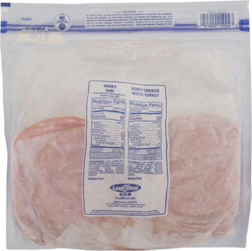 Land O' Frost® Sub Kit Honey Ham/Honey Turkey Perspective: back