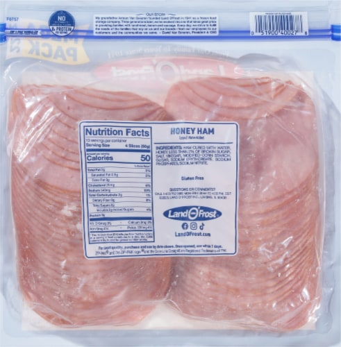 Land O' Frost® Premium Honey Ham Perspective: back