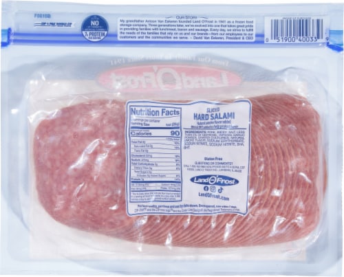Land O' Frost® Premium Hard Salami Perspective: back