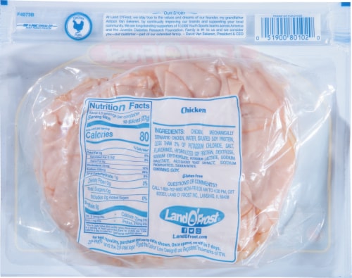 Land O' Frost® Deli Shaved Chicken Perspective: back