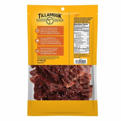 Tillamook® Country Smoker Teriyaki Beef Jerky Perspective: back