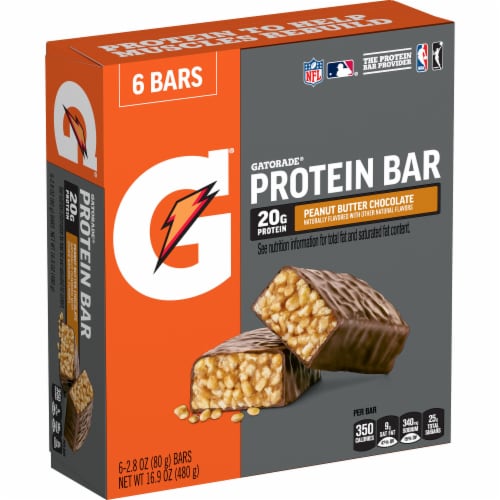 Gatorade® Peanut Butter Chocolate Protein Bars Perspective: back