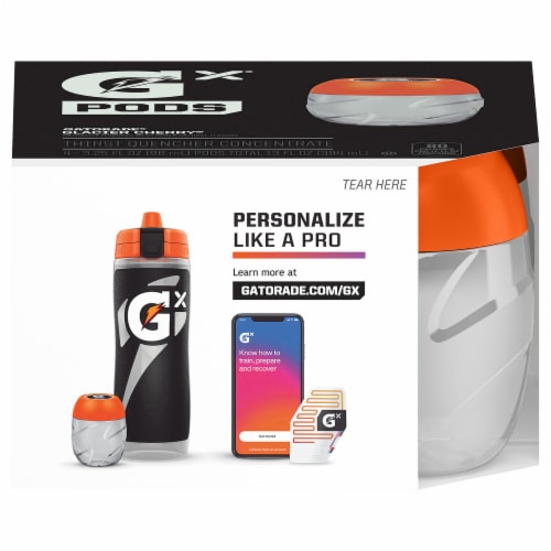 Gatorade® Gx Glacier Cherry Flavored Pods Perspective: back