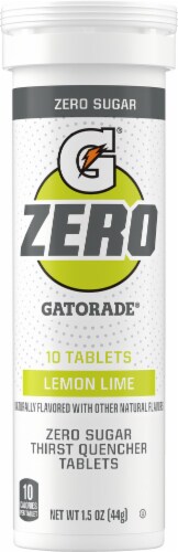 Gatorade® Zero Sugar Lemon Lime Thirst Quencher Beverage Enhancer Tablets Perspective: back