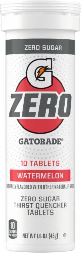 Gatorade® Zero Sugar Watermelon Thirst Quencher Beverage Enhancer Tablets Perspective: back