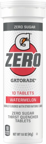 Gatorade® Zero Sugar Watermelon Thirst Quencher Beverage Enhancer Tablets Perspective: back