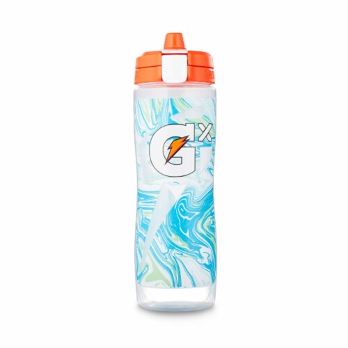 Gatorade® Gx White Marble Water Bottle Perspective: back