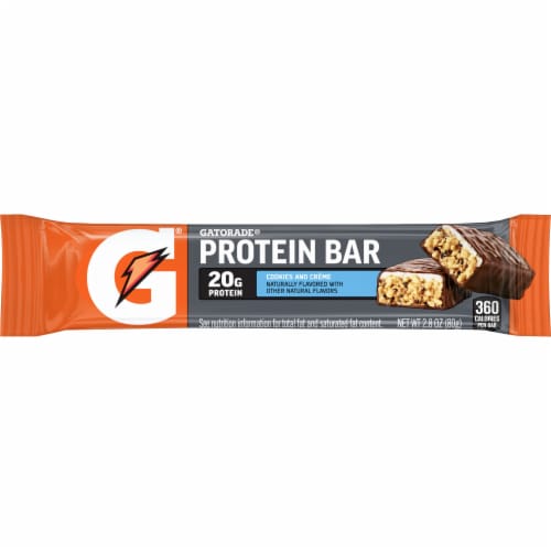 Gatorade® Cookies and Crème Protein Bars Perspective: back