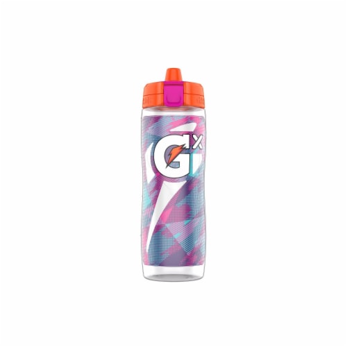 Gatorade® Gx Camo Berry Water Bottle Perspective: back
