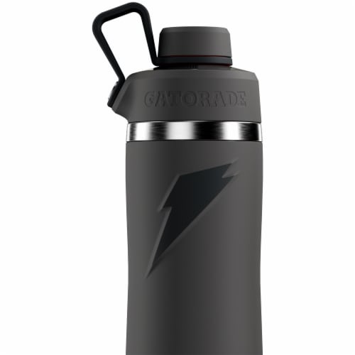 Gatorade® Graphite Screw Top Water Bottle Perspective: back