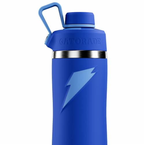 Gatorade® Blue Screw Top Water Bottle Perspective: back