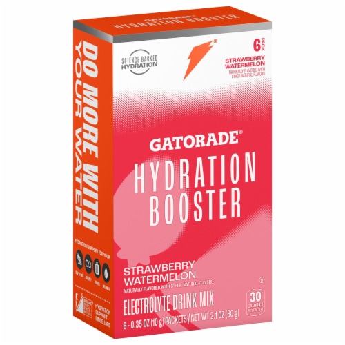 Gatorade® Hydration Booster Strawberry Watermelon Electrolyte Drink Mix Perspective: back
