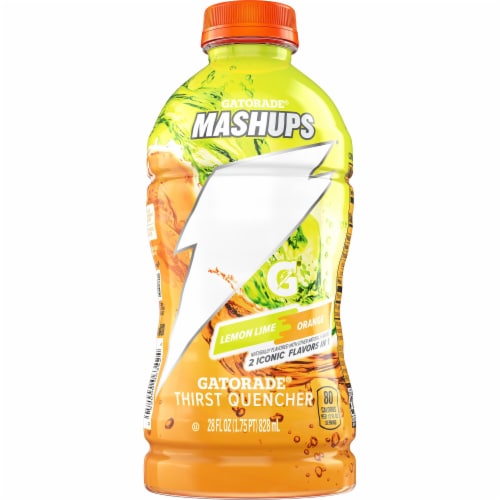 Gatorade® Mashups Mashups Lemon Lime Orange Sports Drink Bottle Perspective: back