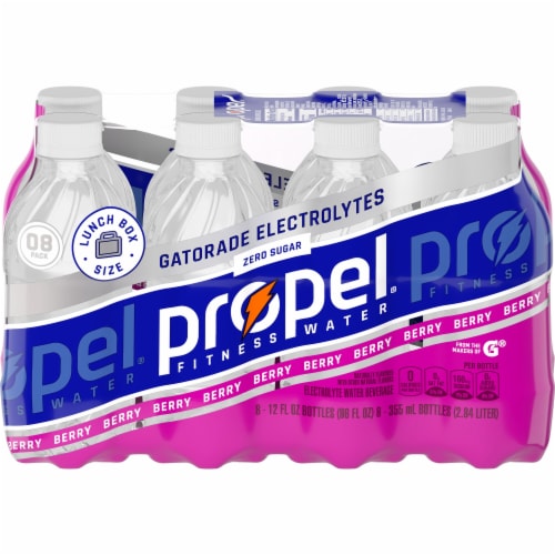 Propel® Zero Sugar Berry Electrolyte Water Beverage Perspective: back