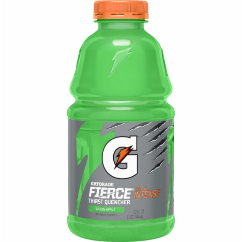 Gatorade® Thirst Quencher Fierce Green Apple Electrolyte Enhanced Sports Drink Perspective: back