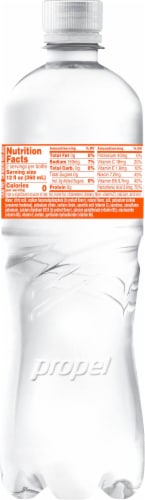 Propel® Mandarin Orange Electrolyte Water Beverage Perspective: back
