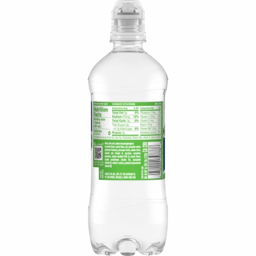 Propel Zero Sugar Electrolyte Water Beverage Kiwi Strawberry 20 Fl Oz Perspective: back