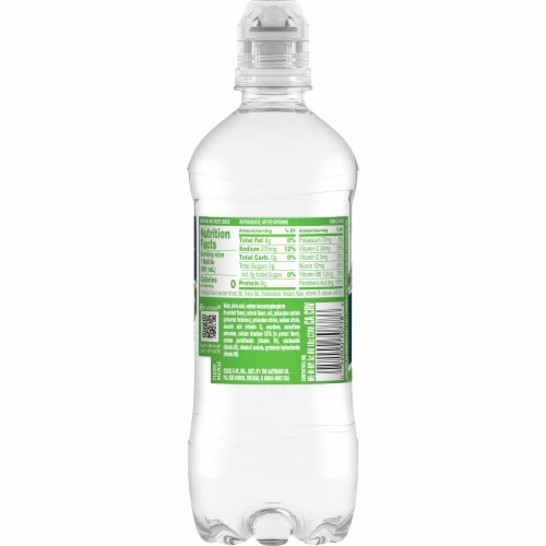 Propel Zero Sugar Electrolyte Water Beverage Kiwi Strawberry 20 Fl Oz Perspective: back