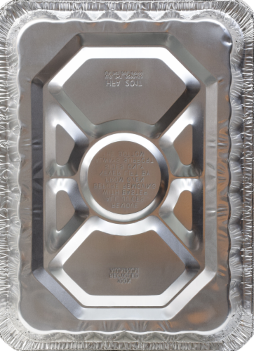 Handi-foil® Eco-Foil® Barbecue Utility Disposable Pan - Silver Perspective: back