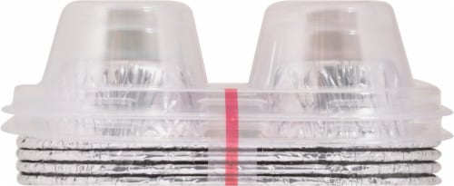 Hand-foil® Muffin Disposable Pans with Lids & Baking Cups Perspective: back