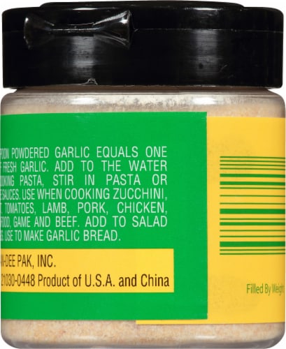 Spice Trend Garlic Powder Perspective: back
