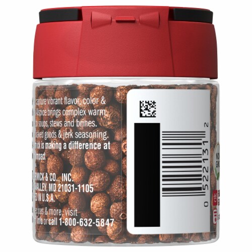 McCormick Whole Allspice Perspective: back
