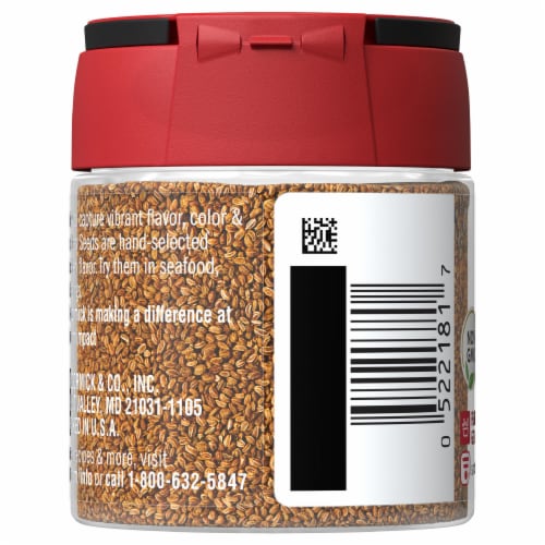 McCormick Whole Celery Seed Perspective: back