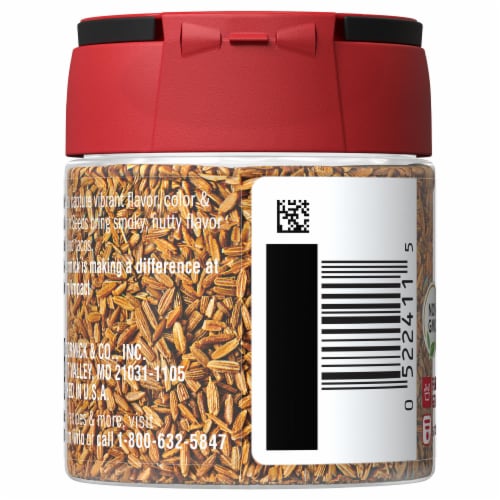 McCormick Cumin Seed Shaker Perspective: back