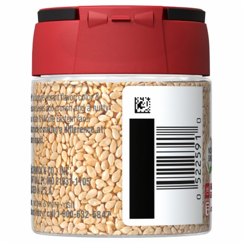 McCormick Sesame Seed Perspective: back