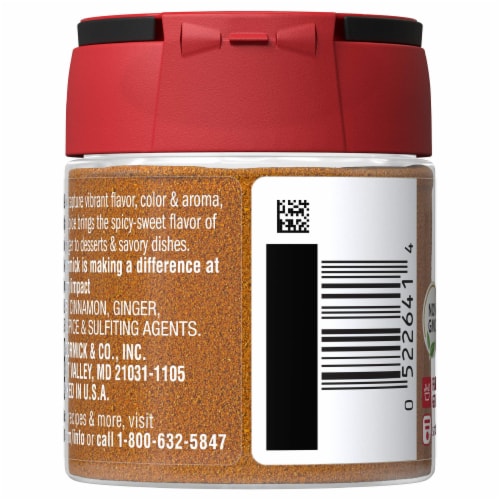 McCormick® Pumpkin Pie Spice Perspective: back