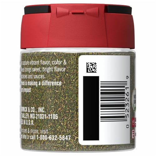 McCormick Dill Weed Perspective: back