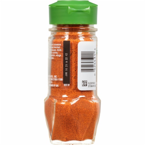 McCormick Gourmet™ Organic Cayenne Pepper Perspective: back