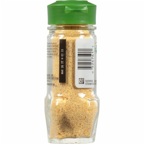 McCormick Gourmet Organic Ground Mustard Perspective: back