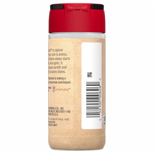 McCormick Garlic Powder Perspective: back