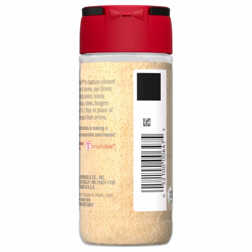 McCormick Onion Powder Perspective: back