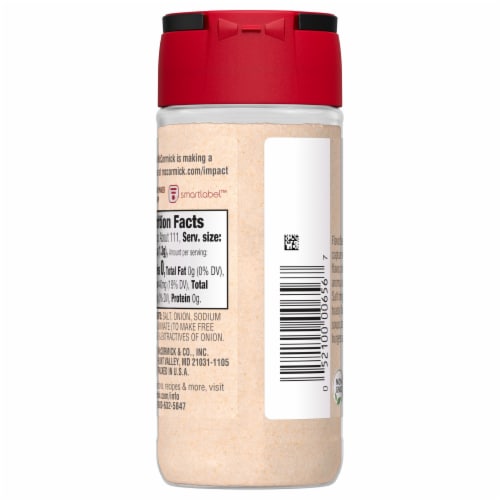 McCormick Onion Salt Perspective: back