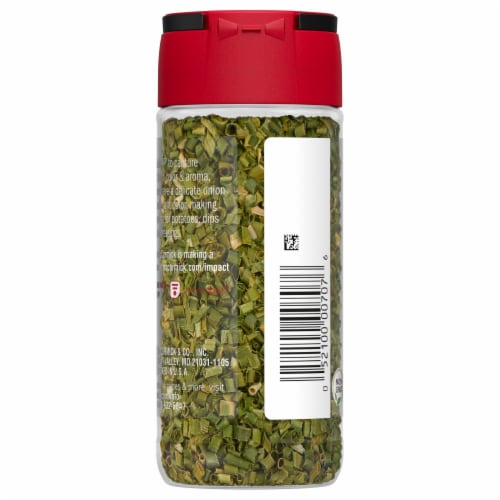McCormick Freeze-Dried Chives Perspective: back