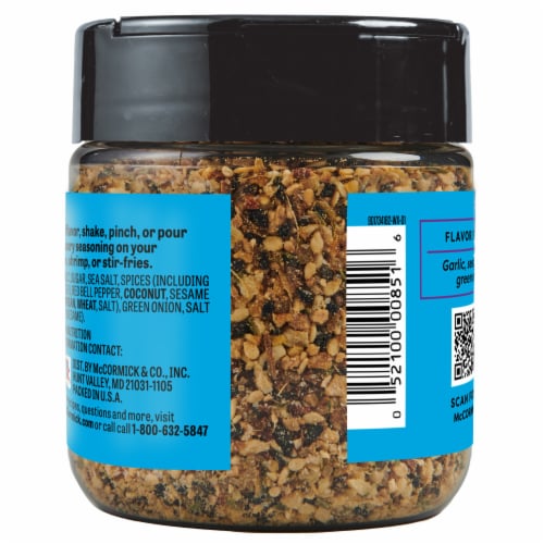 McCormick Flavor Maker Salmon Topping Flavor Maker Seasoning Perspective: back