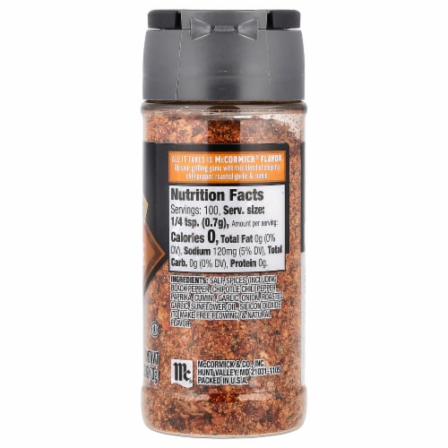 McCormick Grill Mates Chipotle Roasted Garlic Seasoning 2.5 oz Metro Market