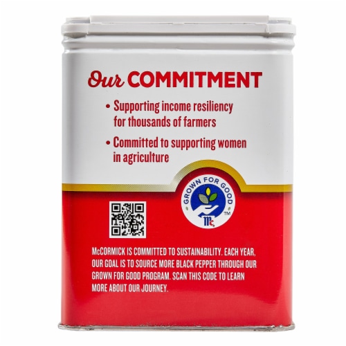 McCormick® Pure Ground Black Pepper Perspective: back