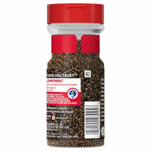 McCormick® Coarse Ground Black Pepper Perspective: back