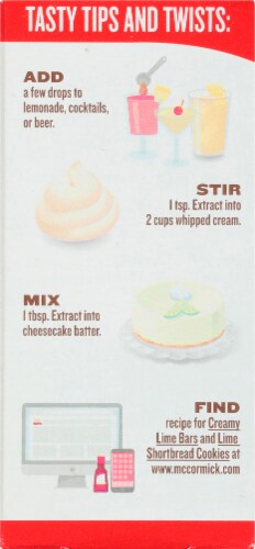 McCormick® Pure Lime Extract Perspective: back