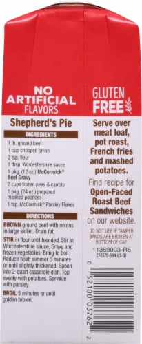 McCormick® Beef Gravy Perspective: back