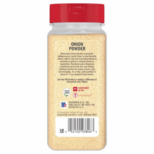 McCormick Onion Powder Perspective: back