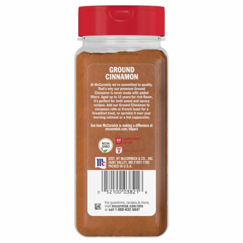 McCormick® Ground Cinnamon Perspective: back