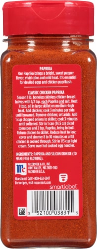 McCormick Paprika Perspective: back