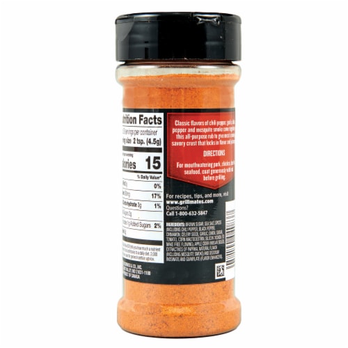 McCormick Grill Mates Barbecue Rub Perspective: back