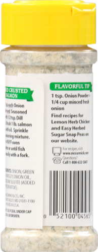 McCormick California Style Onion Powder Perspective: back